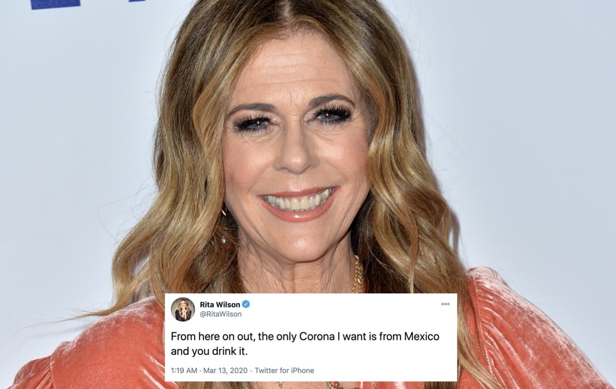 Rita Wilson and a Twitter Post