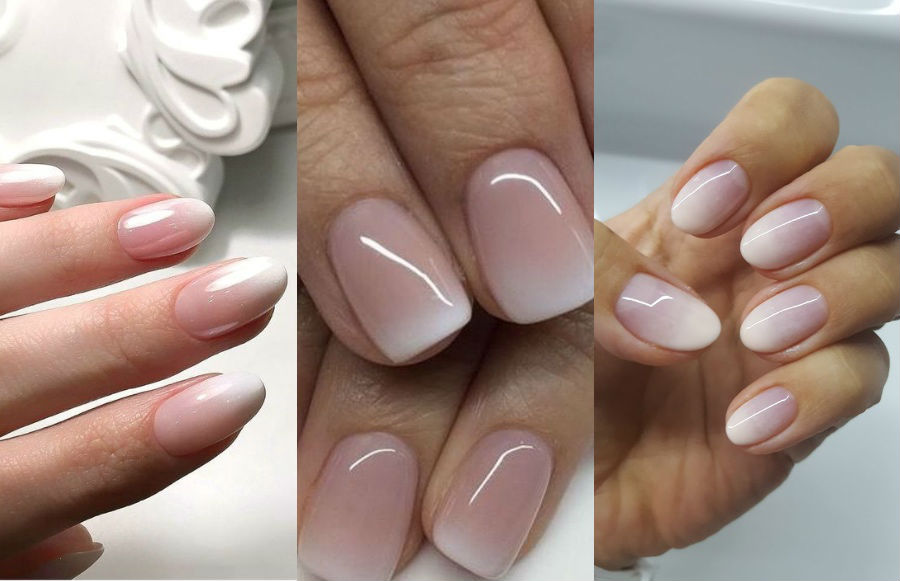 Ombre French Manicure | 8 Fresh French Manicure Design Ideas | Her Beauty