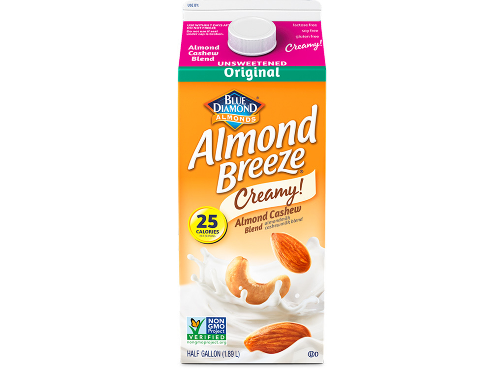 Almond Breeze creamy almond cashew milk